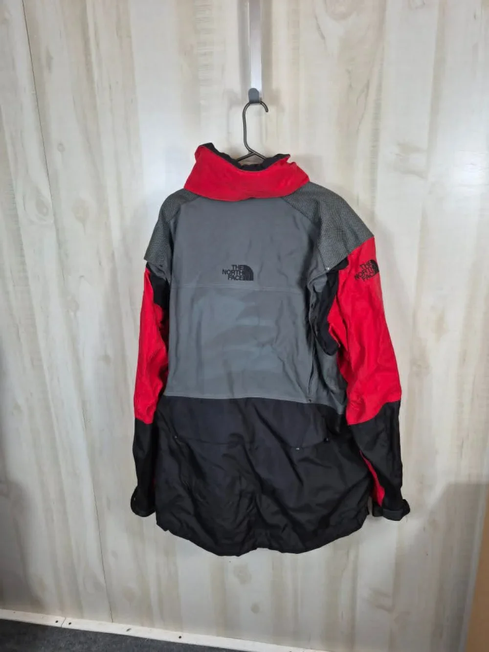 The North Face Steep Tech Scot Schmidt Ski Jacket XXXL Hooded Red/Gray/Black